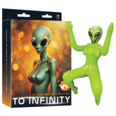 To Infinity Inflatable Squatting Alien Love Doll – Inflatable Love Doll Green Dolls - Inflatable